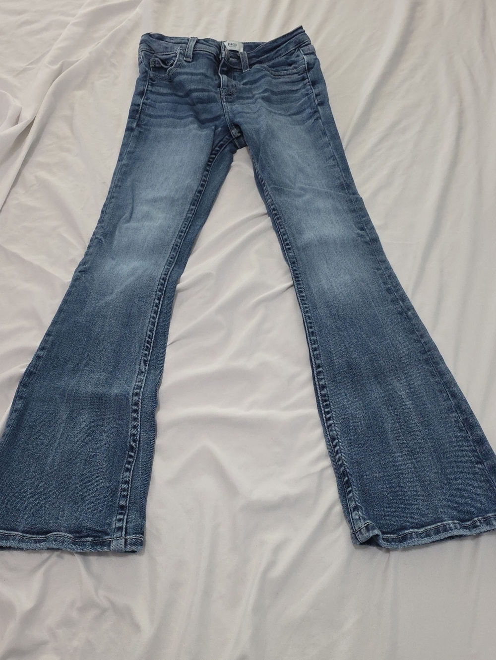 BKE Youth Medium Blue Bootcut Jeans